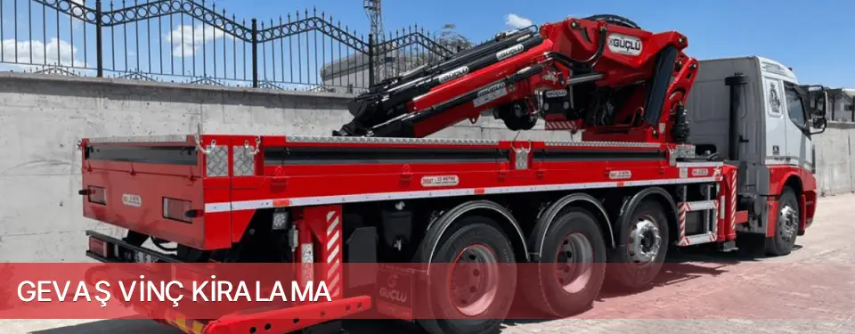 Gevaş İlçemi Vinç Kiralama